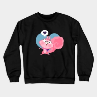 I love you with all my heart little girl Crewneck Sweatshirt